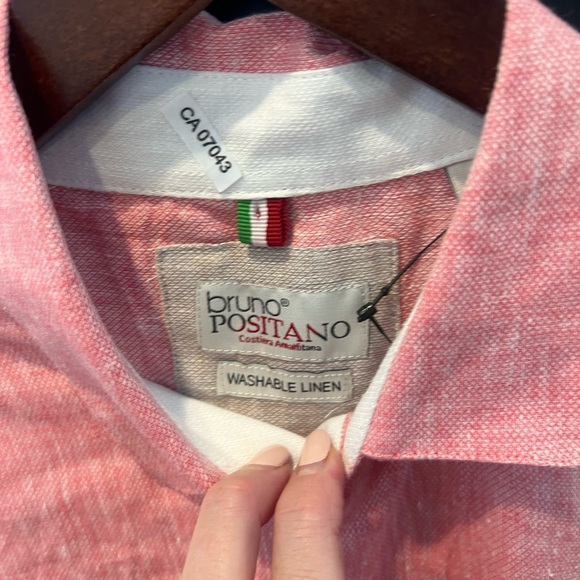 Bruno Positano Washable Linen Shirt(NWT) - Picture 4 of 4